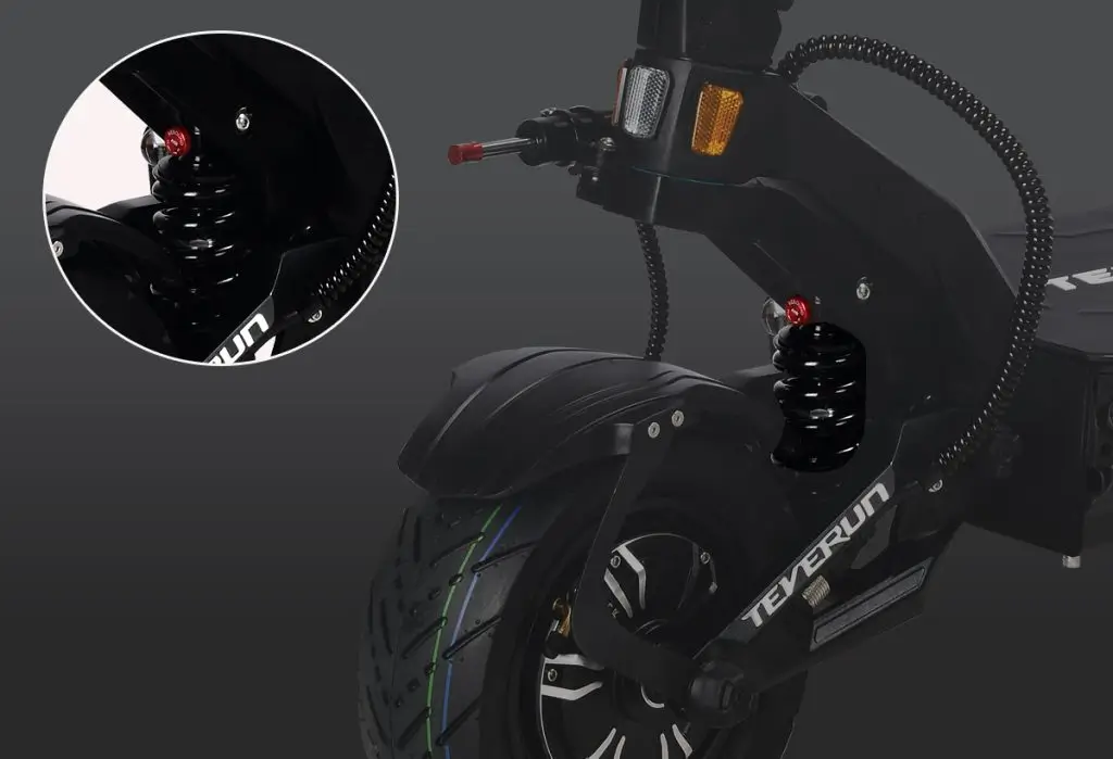 teverun fighter 11plus supreme ultra detaliu produs kke suspensie reglabilă 01
